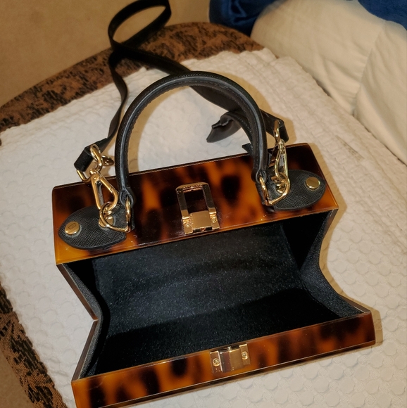 SL Fashions Handbags - Elegant Tortoiseshell Women's Handbag